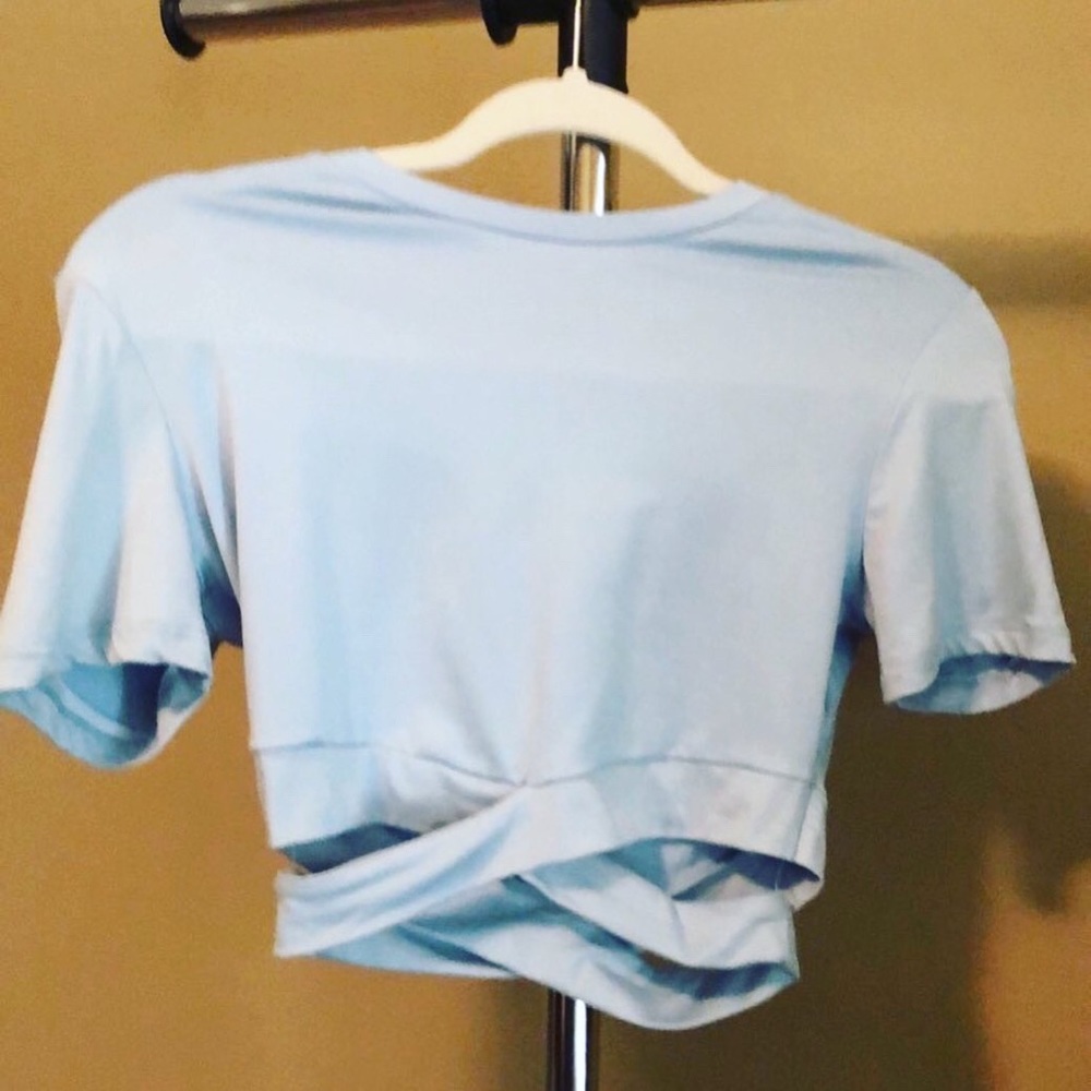 Baby blue chic top size S